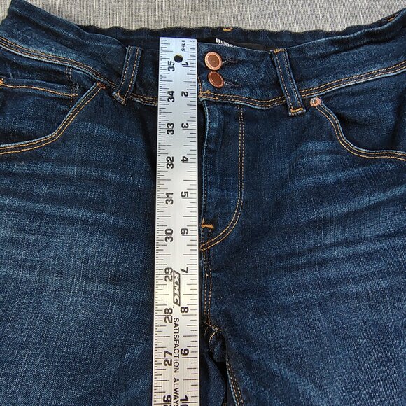 Hudson Jeans Womens Size 27 Dark Wash Collin Flap Pocket Cropped WM422LDLV - Picture 4 of 13